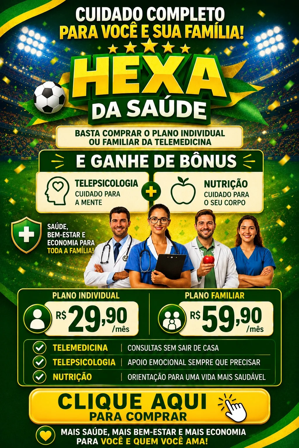 Promoção Clube Saúde Brasil
